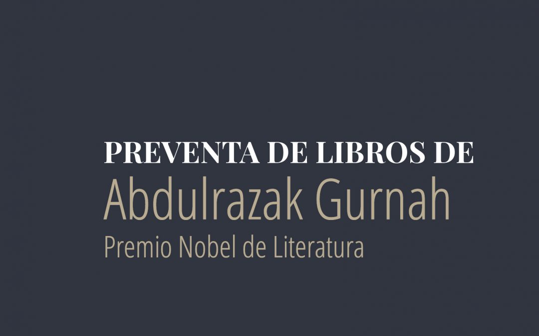 Preventa: Libros de Abdulrazak Gurnah