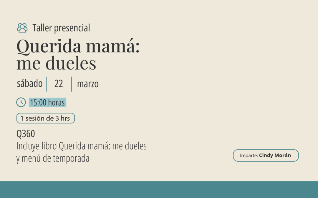 Taller: Querida mamá «me dueles»